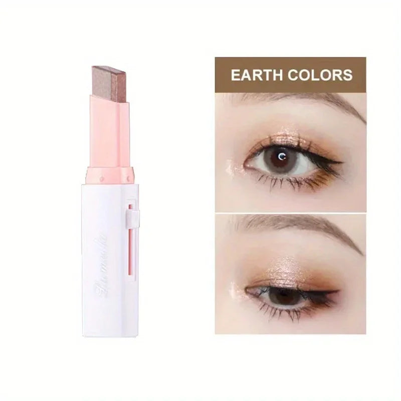 Two-Color Gradient Eyeshadow Stick – Shimmer & Waterproof Eyeshadow Stick HIP 04