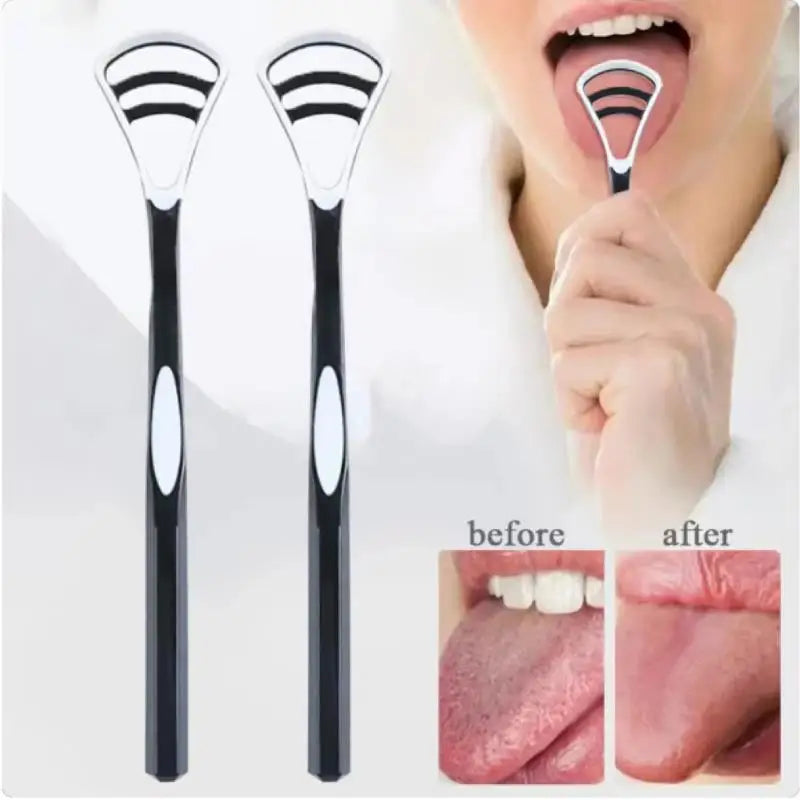 Dual-Sided Tongue Scraper & Brush – Fresh Breath | RUZOFO Tongue Scraper HIP