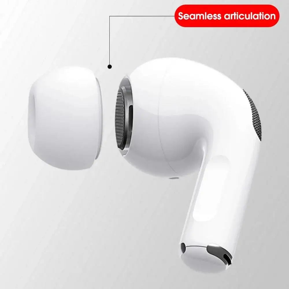 4 Pairs Silicone Ear Tips for AirPods Pro 1 & 2 – XS S M L Earbud Ear Tips HIP