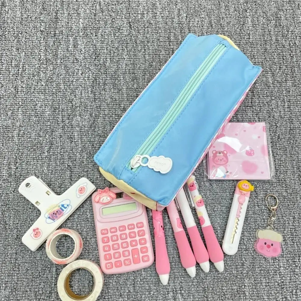 House Shape Embroidery Pencil Case – Large Capacity Pen Bag Pencil Case HIP