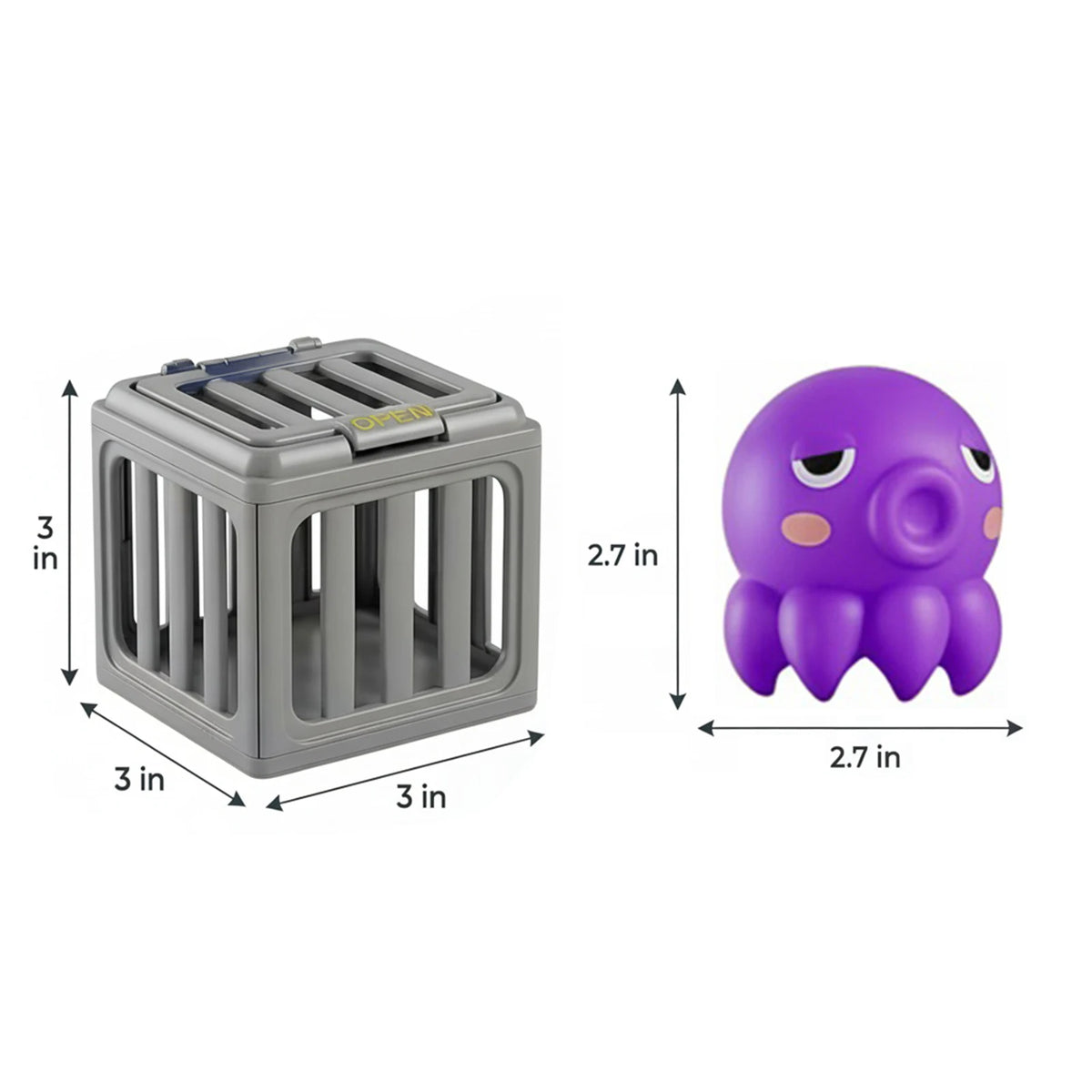 Kids Pool Diving Toys – 6 Animal Rescue Cage Set Pool Diving Toy Set HIP
