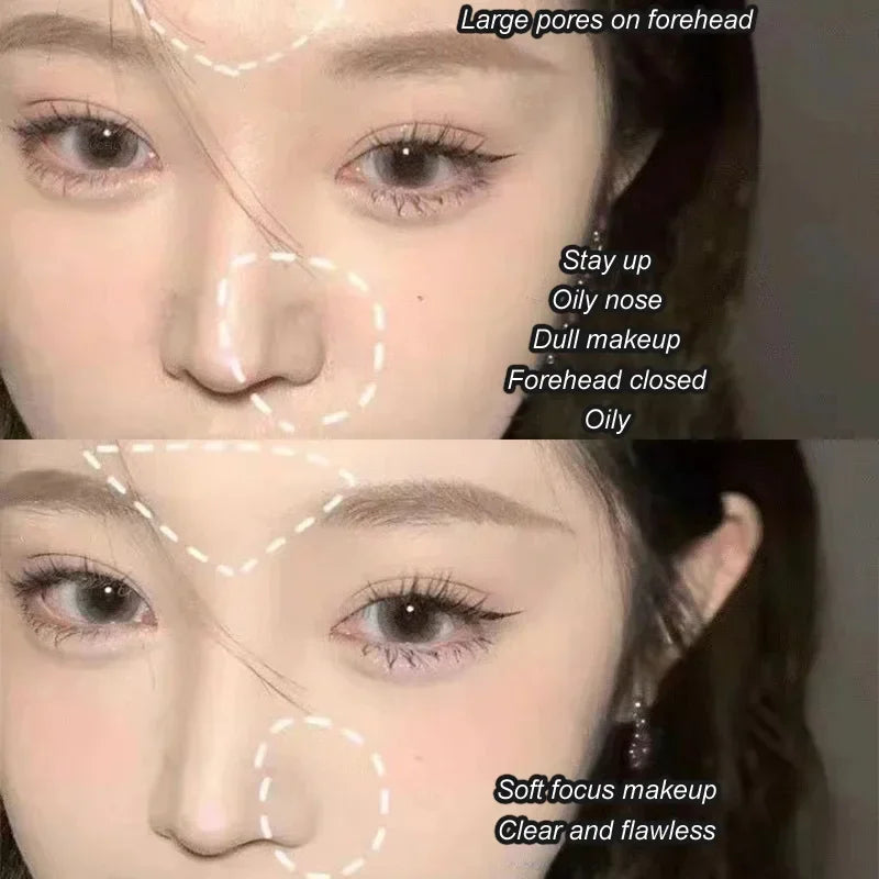 Pressed Powder Transparent White Brighten Oil Control Concealer Lasting Natural Face Makeup Setting Powder Waterproof Cosmetic HIP