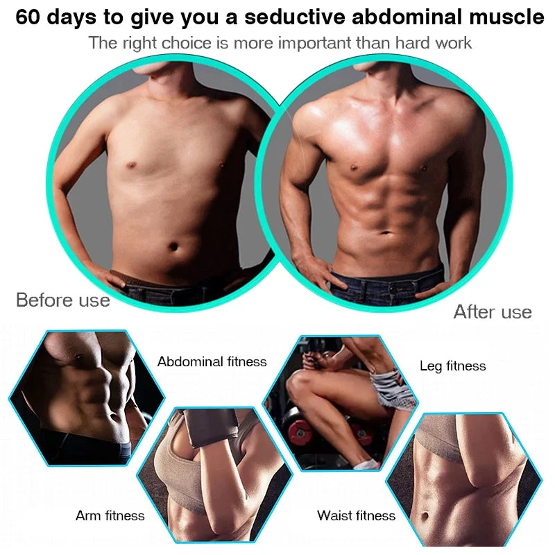 EMS Muscle Stimulator Hip & Abs Trainer – USB Rechargeable EMS Muscle Stimulator HIP