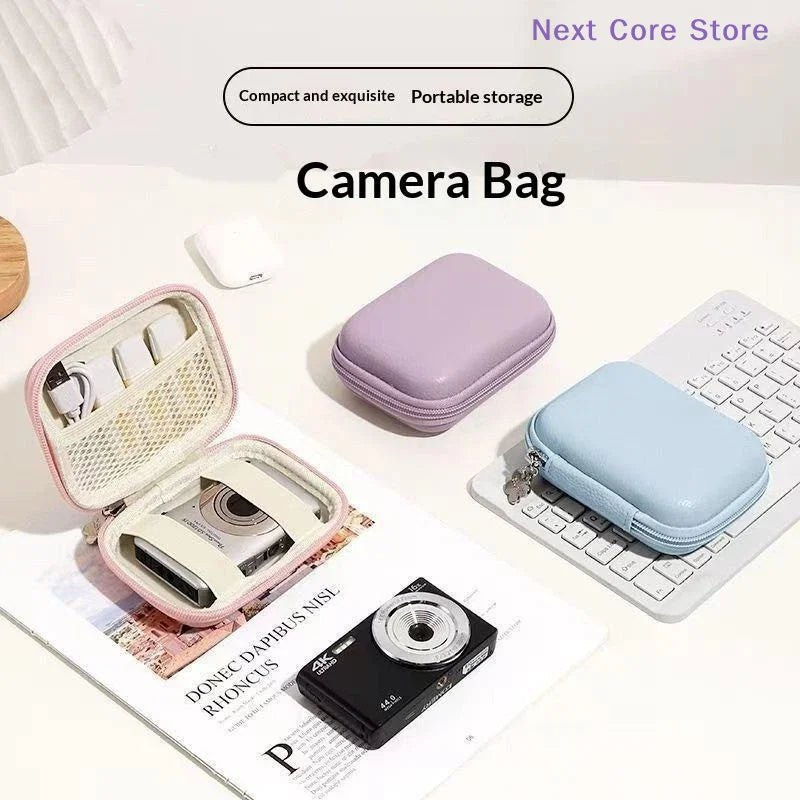 Hard Shell Camera Case – Shockproof PU Leather Travel Bag Camera Storage Case HIP