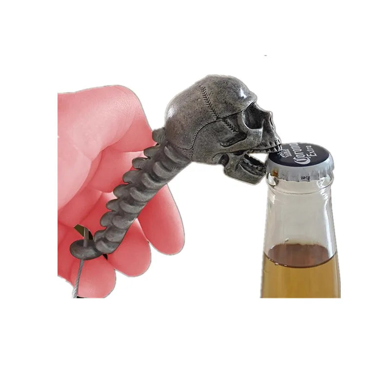 Skull Head Bottle Opener – Zinc Alloy Bar Accessory Novelty Bottle Opener HIP