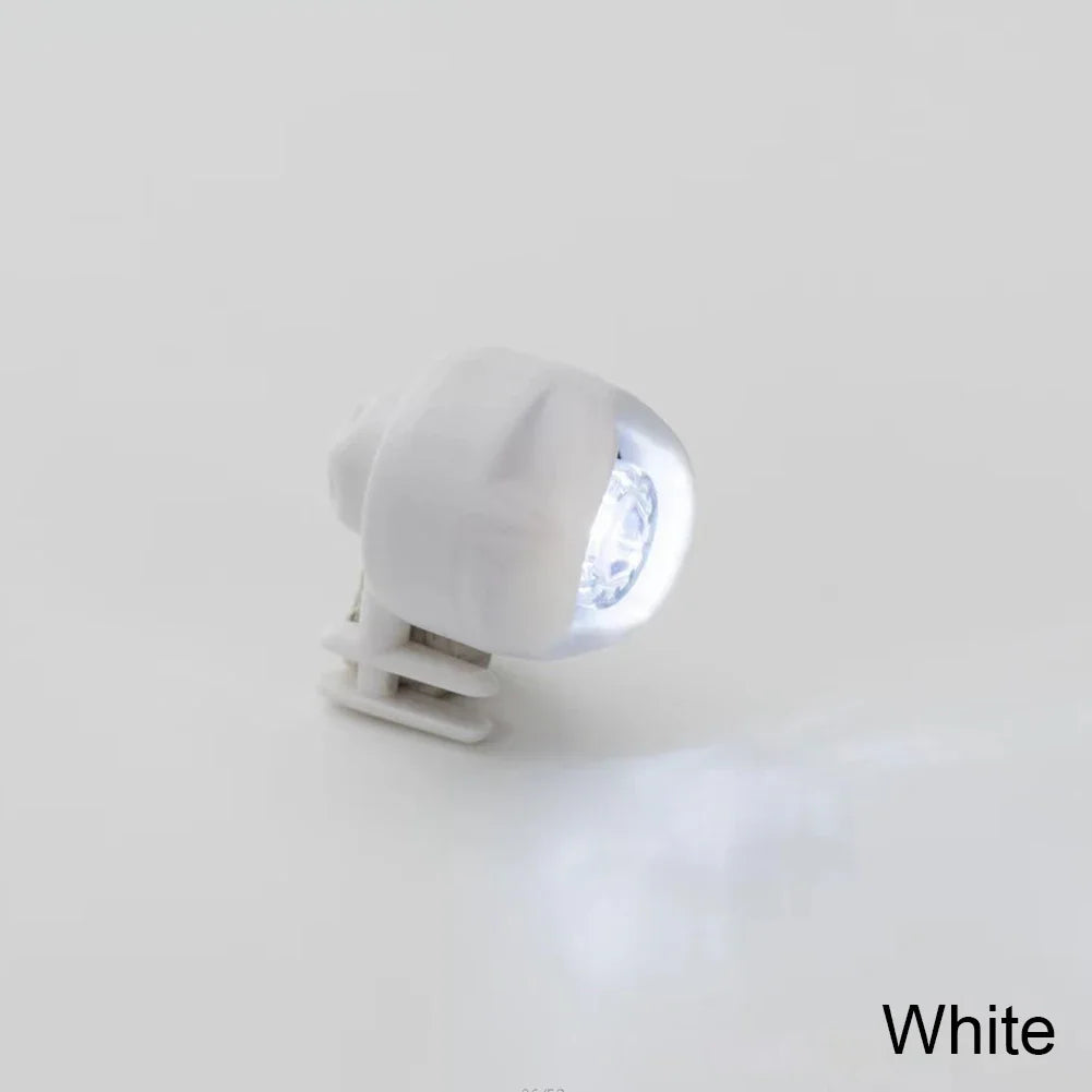 1/2Pcs LED Light for Croc Shoes IPX5 Waterproof Shoes Lights Headlights for Haking Light for Adults Kids Decoration Funny Shoe HIP White 1PC