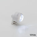 1/2Pcs LED Light for Croc Shoes IPX5 Waterproof Shoes Lights Headlights for Haking Light for Adults Kids Decoration Funny Shoe HIP White 1PC