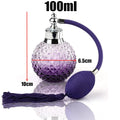 100ml Crystal Vintage Refillable Perfume Atomizer & Spray Bottle Perfume Atomizer Bottle HIP F