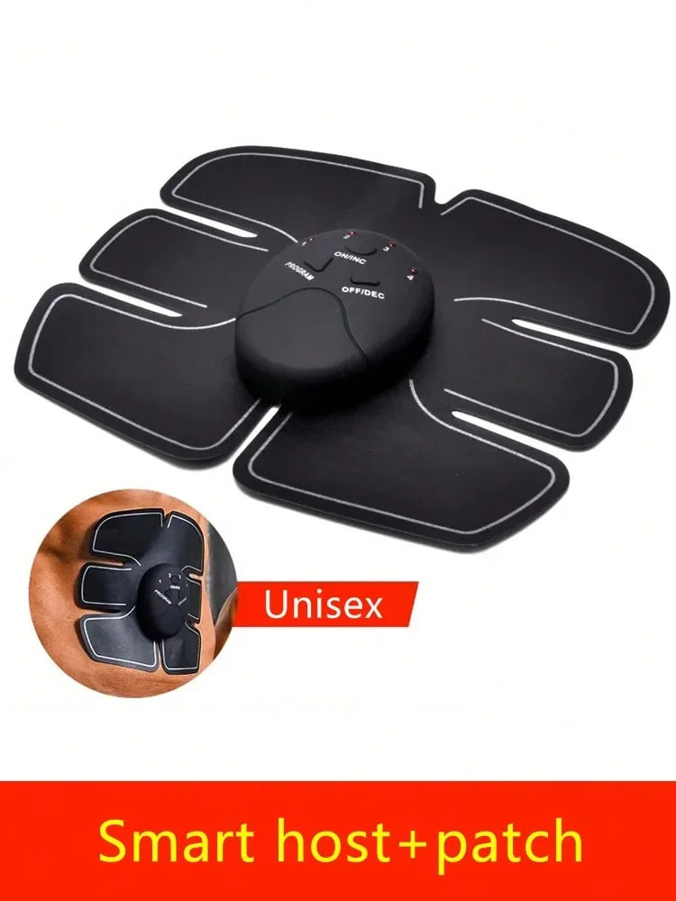 EMS Abdominal Muscle Stimulator Patch – Unisex Toning Device EMS Muscle Stimulator HIP Black
