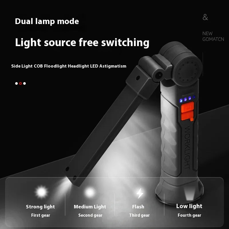 ESMARTER 450LM COB LED Work Light – USB-C Magnetic Flashlight LED Work Light HIP