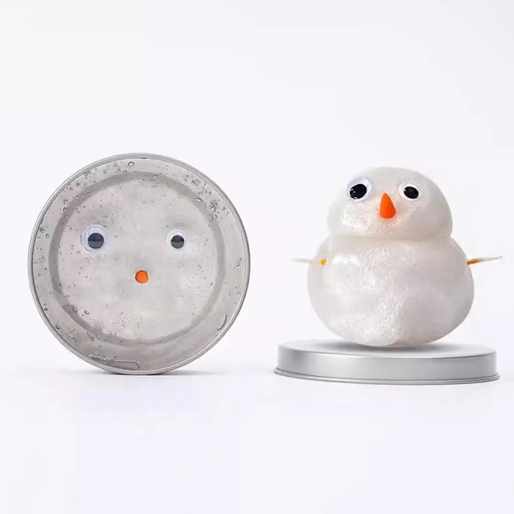 Liquid Glass Thinking Putty Non Newtonian Fluid Transparent Slime Stress Relief Toy For Kids Adults Clear Crystal Clay Gift HIP
