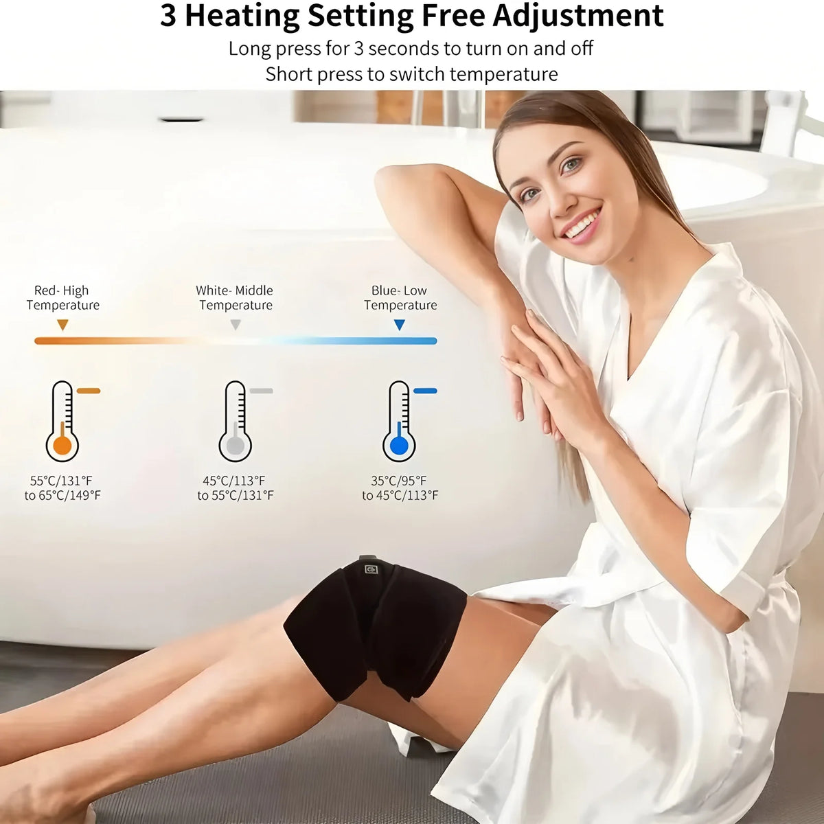 EMS Neck & Back Massager – Portable Electric Gel Pad Stimulator EMS Neck Massager HIP