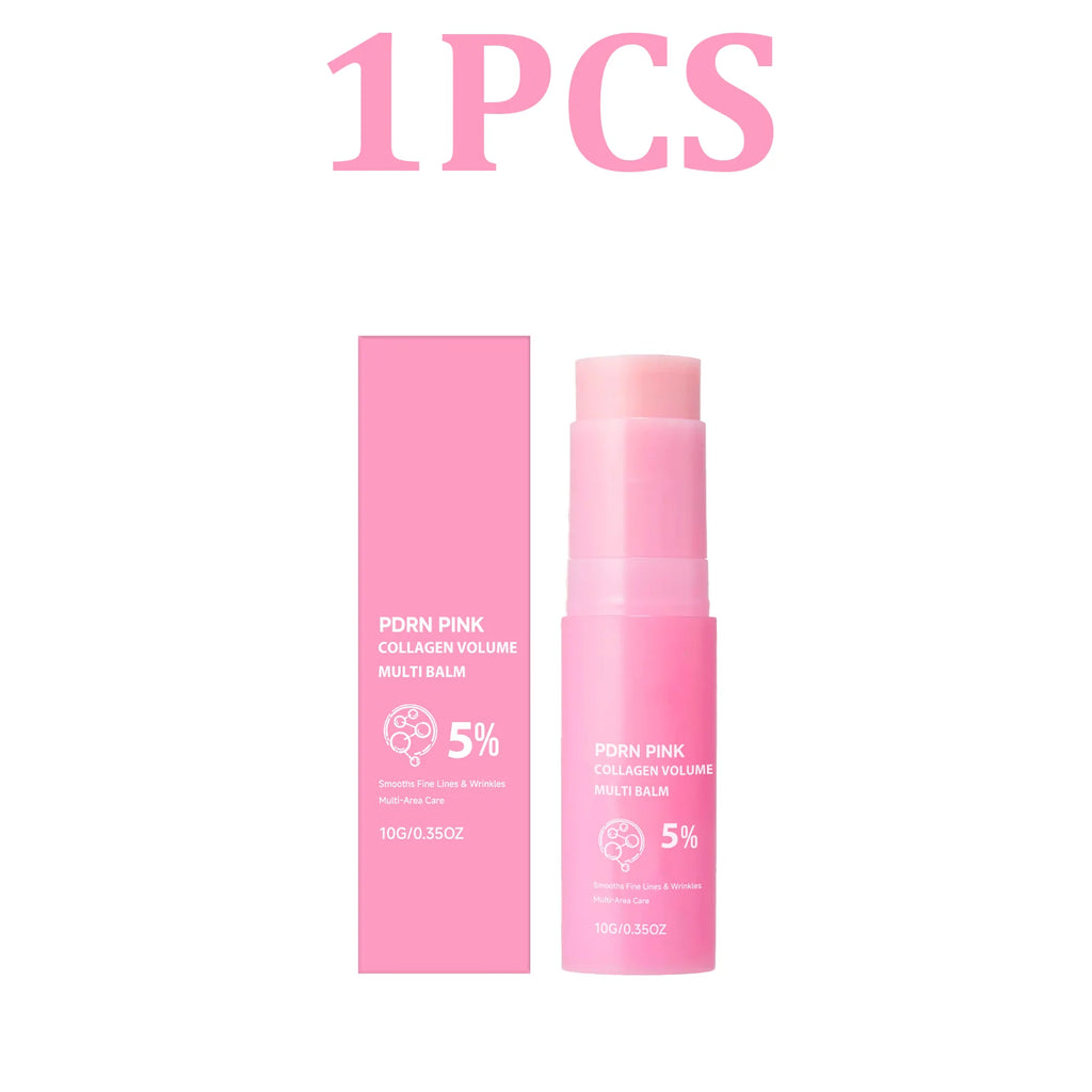 PDRN Pink Collagen Multi Balm Stick – Moisturizing Face Cream Collagen Face Balm HIP 1PCS