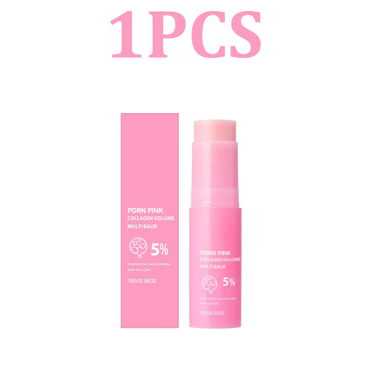 PDRN Pink Collagen Multi Balm Stick – Moisturizing Face Cream Collagen Face Balm HIP 1PCS