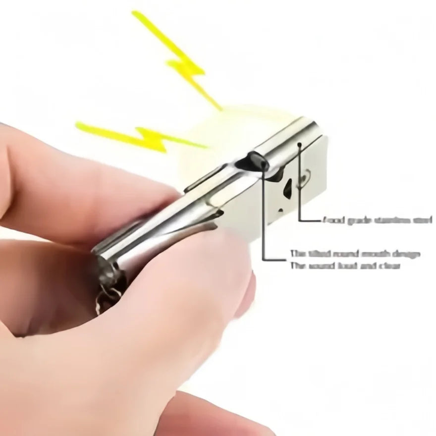 Survival Whistle Keychain – 150–180 dB Emergency Outdoor Whistle Emergency Survival Whistle HIP