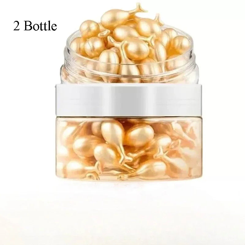 50-Pc Collagen & Hyaluronic Acid Face Serum Capsules Face Serum Capsules HIP 50Pcs 2 bottle