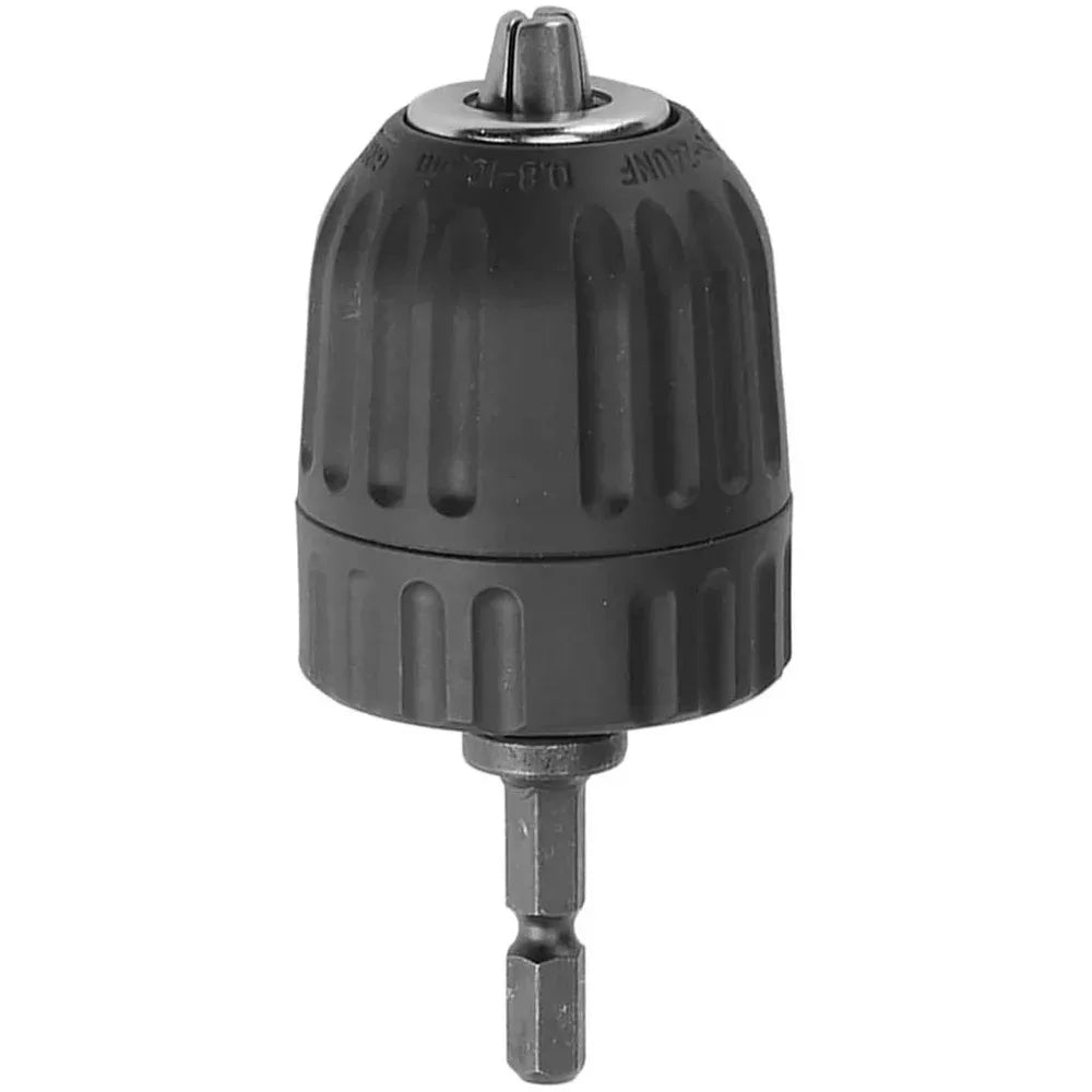 Keyless Drill Chuck 0.8–10mm | 1/4" Hex Quick Change Adapter Keyless Drill Chuck HIP 01