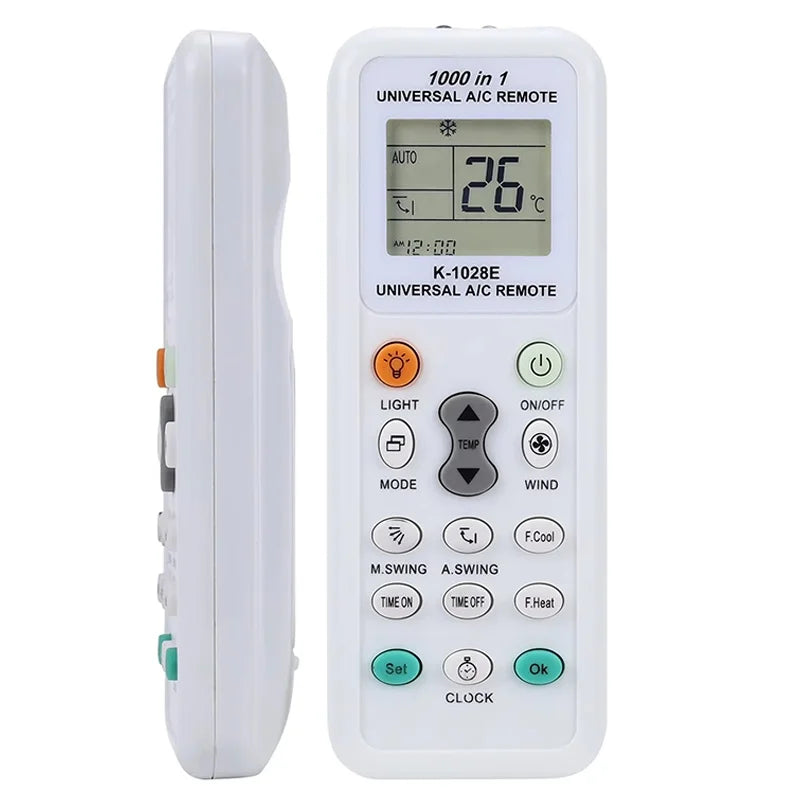 Universal LCD AC Remote Control – 1000-in-1 | Gree, Haier & More Universal AC Remote HIP