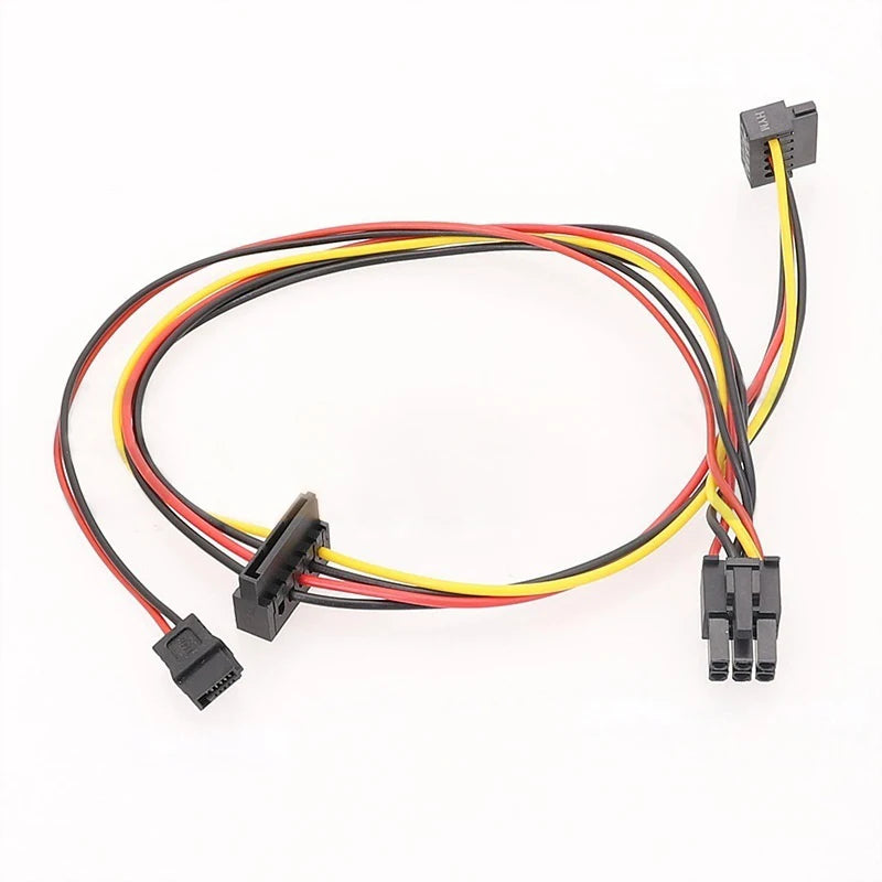HP 6-Pin to Dual SATA Power Cable – ProDesk HDD/SSD/DVD SATA Power Adapter Cable HIP