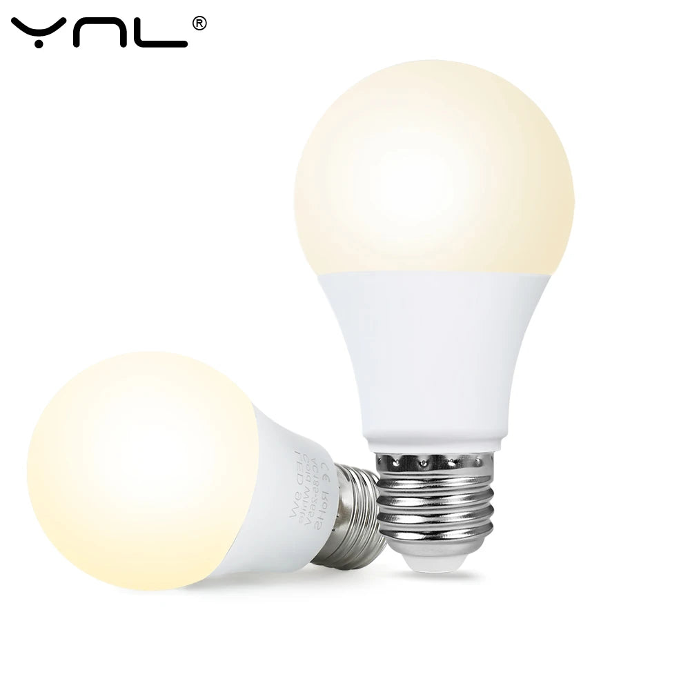 YNL E27 LED Bulb 3W–32W | 220V Globe Spotlight, Warm & Cool LED Globe Bulb HIP Cold Light 12W