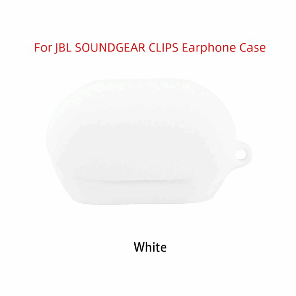 Silicone Earphone Case with Carabiner for JBL SOUNDGEAR CLIPS Earphone Case Cover HIP