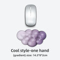 Cloud Shape Silicone Keyboard & Mouse Wrist Rest – Ergonomic Ergonomic Wrist Rest HIP Purple-1