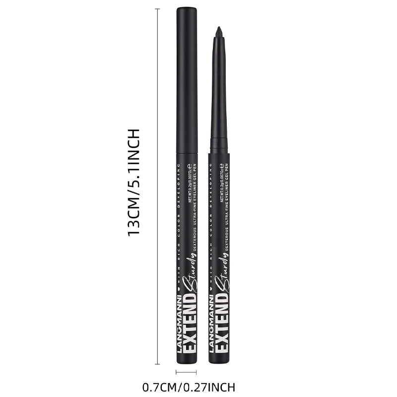 Waterproof Eyeliner Gel Pencil Matte Glitter Lying Silkworm Eye Shadow Pen Brown No Smudge Quick Drying Rotatable Eyeliner Stick HIP