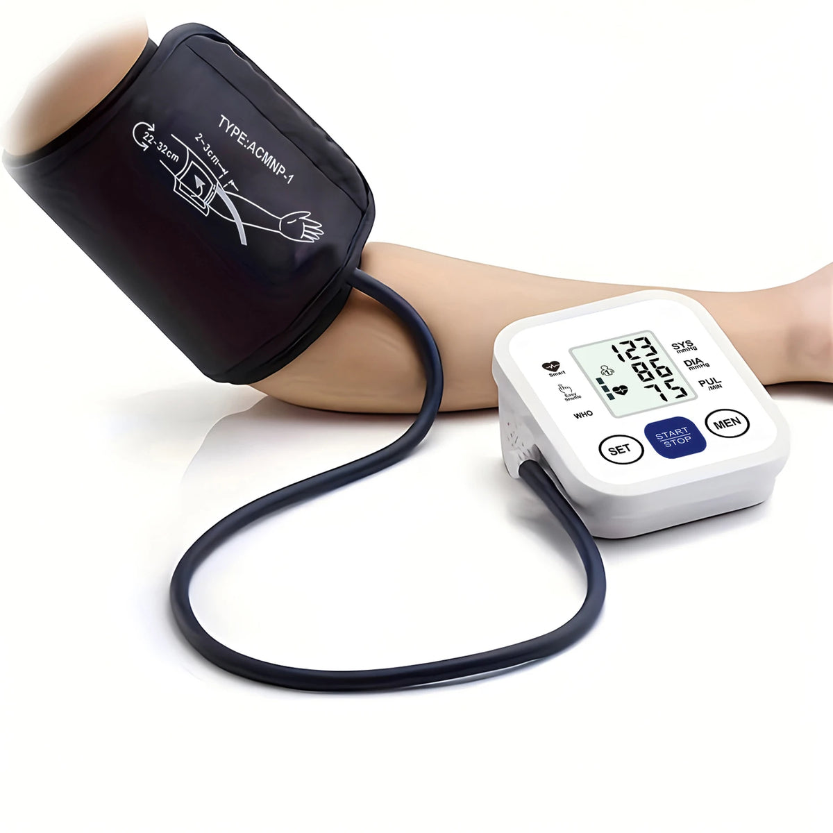 Fireurus Digital Upper Arm Blood Pressure Monitor | Heart Rate Blood Pressure Monitor HIP