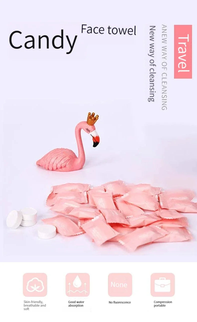 50/100pcs Disposable Compressed Cotton Travel Face Towels Disposable Face Towels HIP