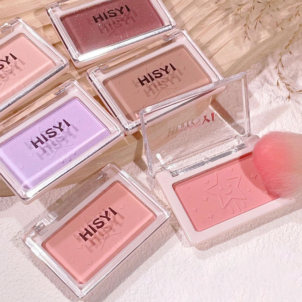 HISYI Matte Blush Powder – Natural Brightening Rouge 2.5g Powder Blush HIP