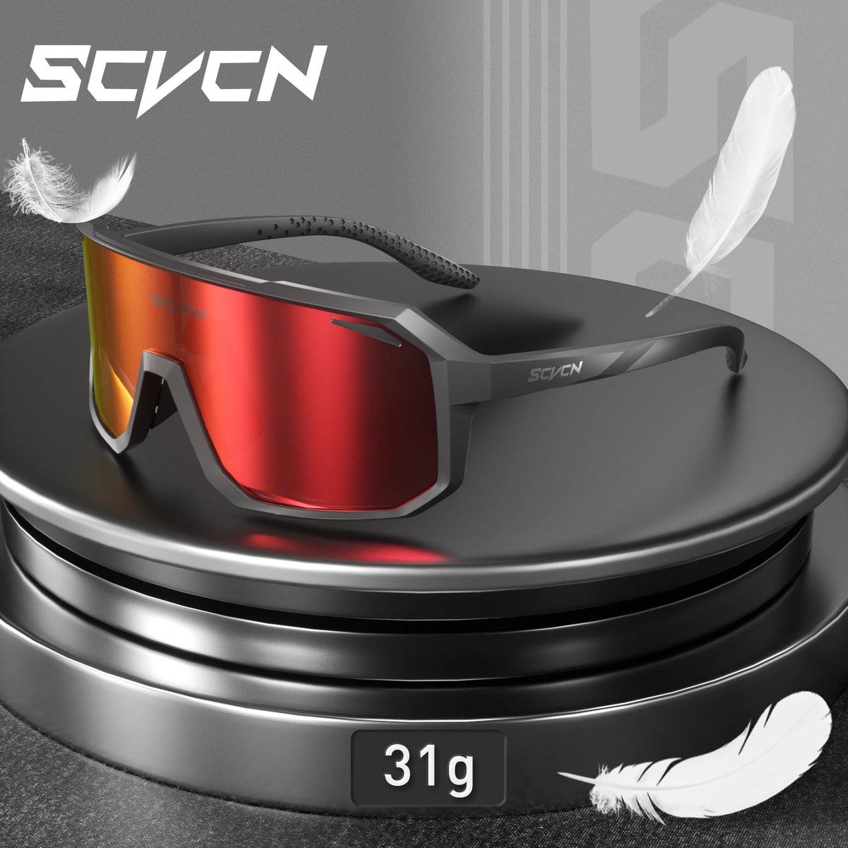SCVCN UV400 Cycling Sunglasses – Unisex Sports Eyewear Sports Cycling Sunglasses HIP