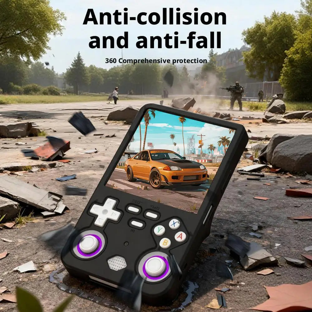 Silicone Protective Case For R36 Ultra Shockproof Soft Protective Shell With Lanyard Drop-proof Protector Game Console Accessory HIP