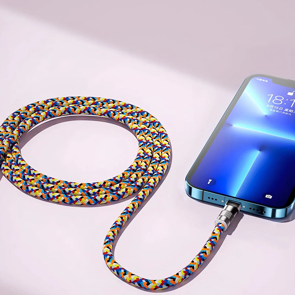 2-in-1 USB-C Fast Charging Cable & Phone Lanyard – 3A PD USB-C Charging Cable HIP