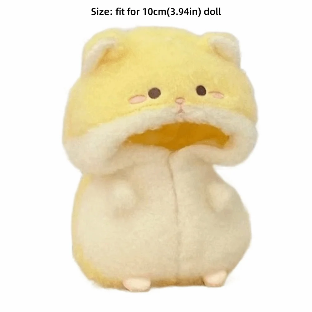 10cm Cartoon Hamster Doll Jumpsuit – Miniature Pajamas Set Doll Costume Set HIP