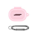 Silicone Case for Bose QuietComfort Earbuds + Keychain Earbuds Protective Case HIP Pink