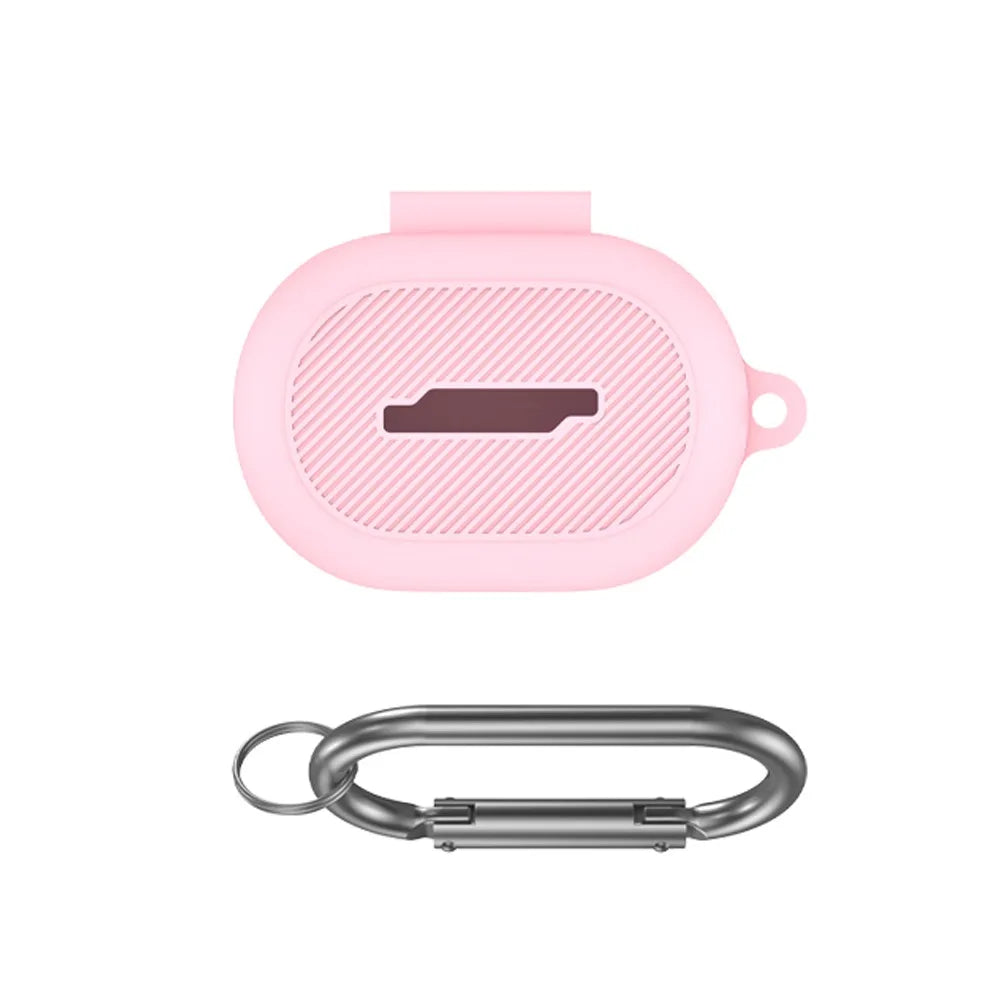Silicone Case for Bose QuietComfort Earbuds + Keychain Earbuds Protective Case HIP Pink