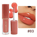 Portable 6 Colors Abundant Lip Gloss Tint Hydrating Moisturizing Lip Glaze Lip Plumper Lasting Make Up Liquid Lipstick Cosmetics HIP 03
