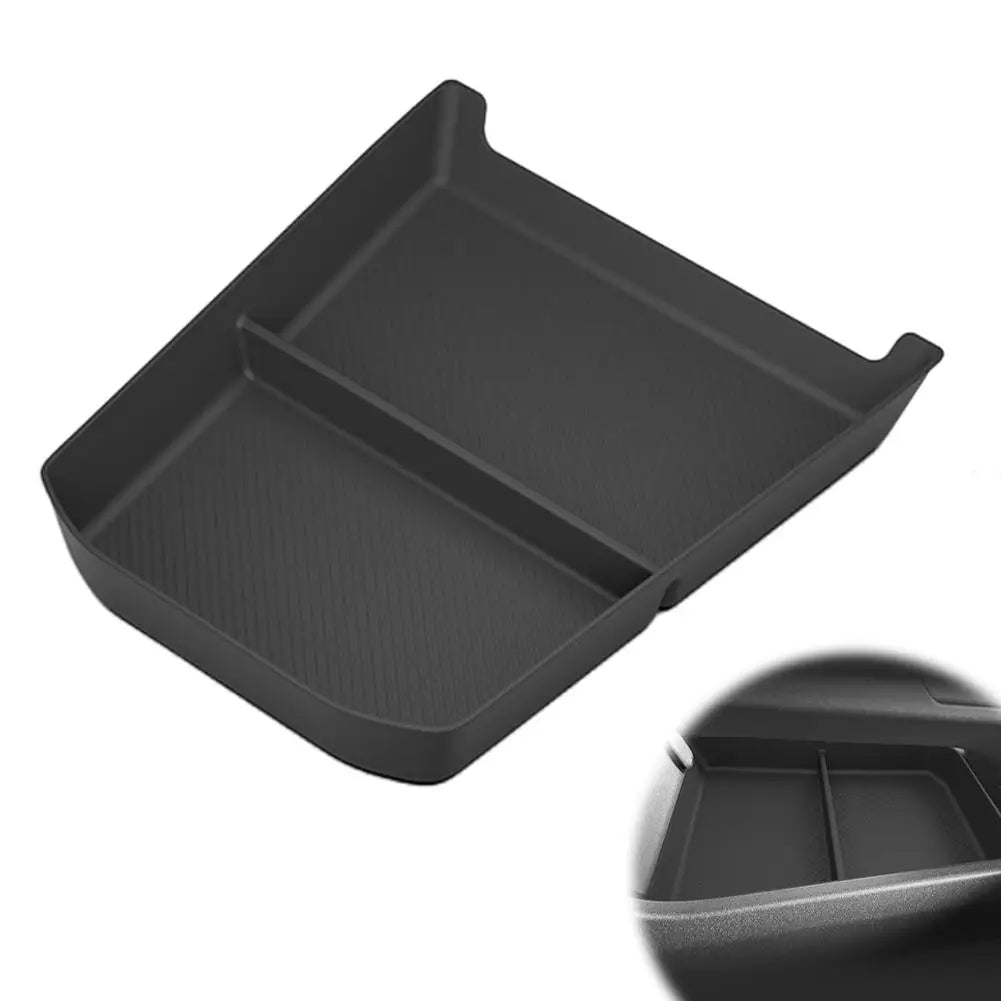Center Console Lower Storage Box For Toyota BZ4X 2026 RHD Anti-Slip TPE Organizer Tray Right Hand Drive Car Interior Accessory HIP PVC A