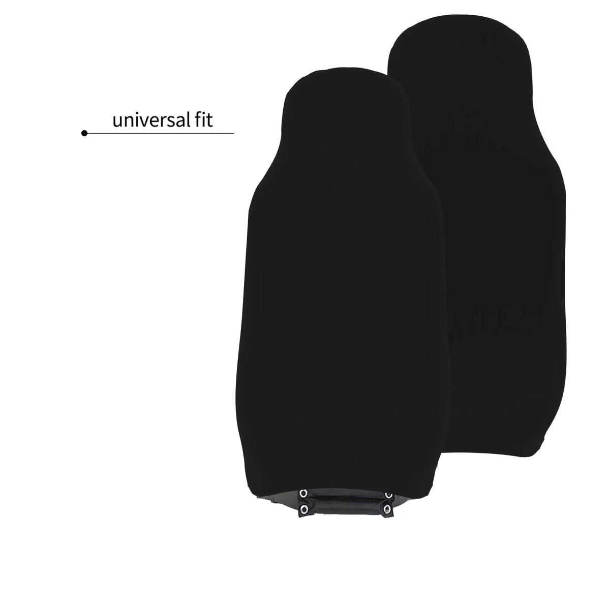 Fire Blue Flame Car Seat Covers – Universal 2-Piece Front Set Car Seat Covers HIP