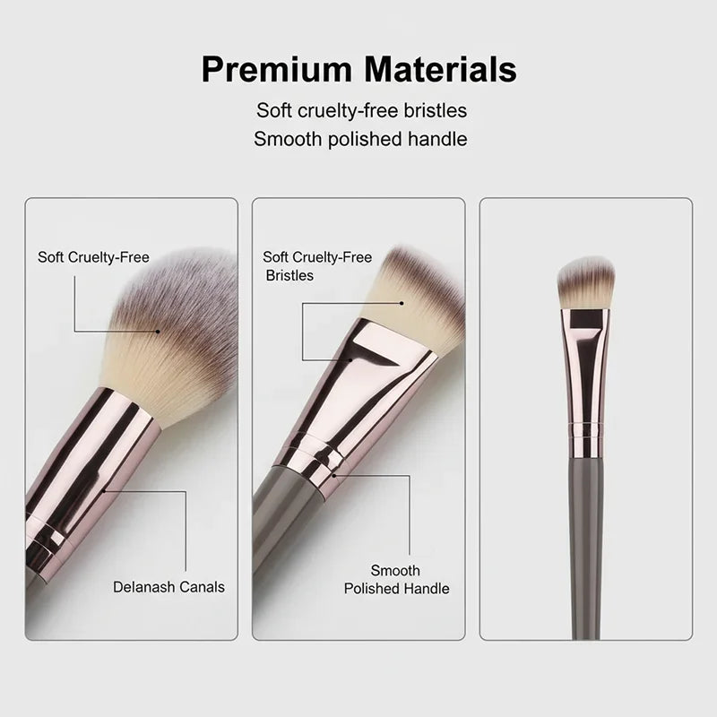 RUZOFO 3-15 Pc Soft Makeup Brush Set – Professional Beauty Kit Makeup Brush Set HIP