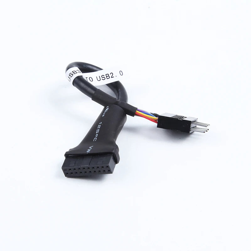 USB 3.0 to USB 2.0 Adapter Cable – 20 Pin to 9 Pin Converter USB Adapter Cable HIP