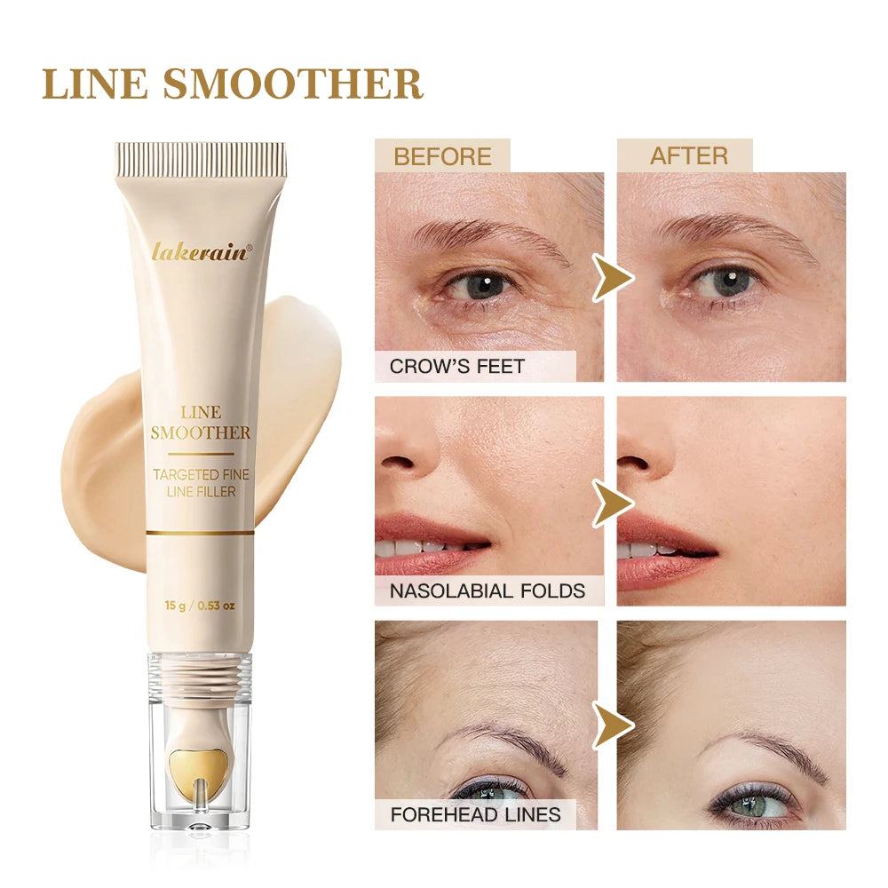 Line Smoother Targeted Line Primer Blurring Primer Wrinkles & Pores Tinted Cover Eyes Face Wrinkles Primer Makeup Base HIP