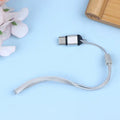 USB-C Microphone Blocker – Mic Lock Privacy Protector Microphone Blocker HIP Silver