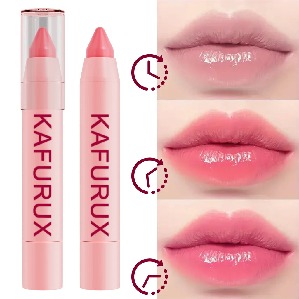 1PC Temperature Color-changing Lipstick Moisturizing Warm and Long-lasting Makeup Not Easy to Stick Tinted Lip Balm Lips Cares HIP