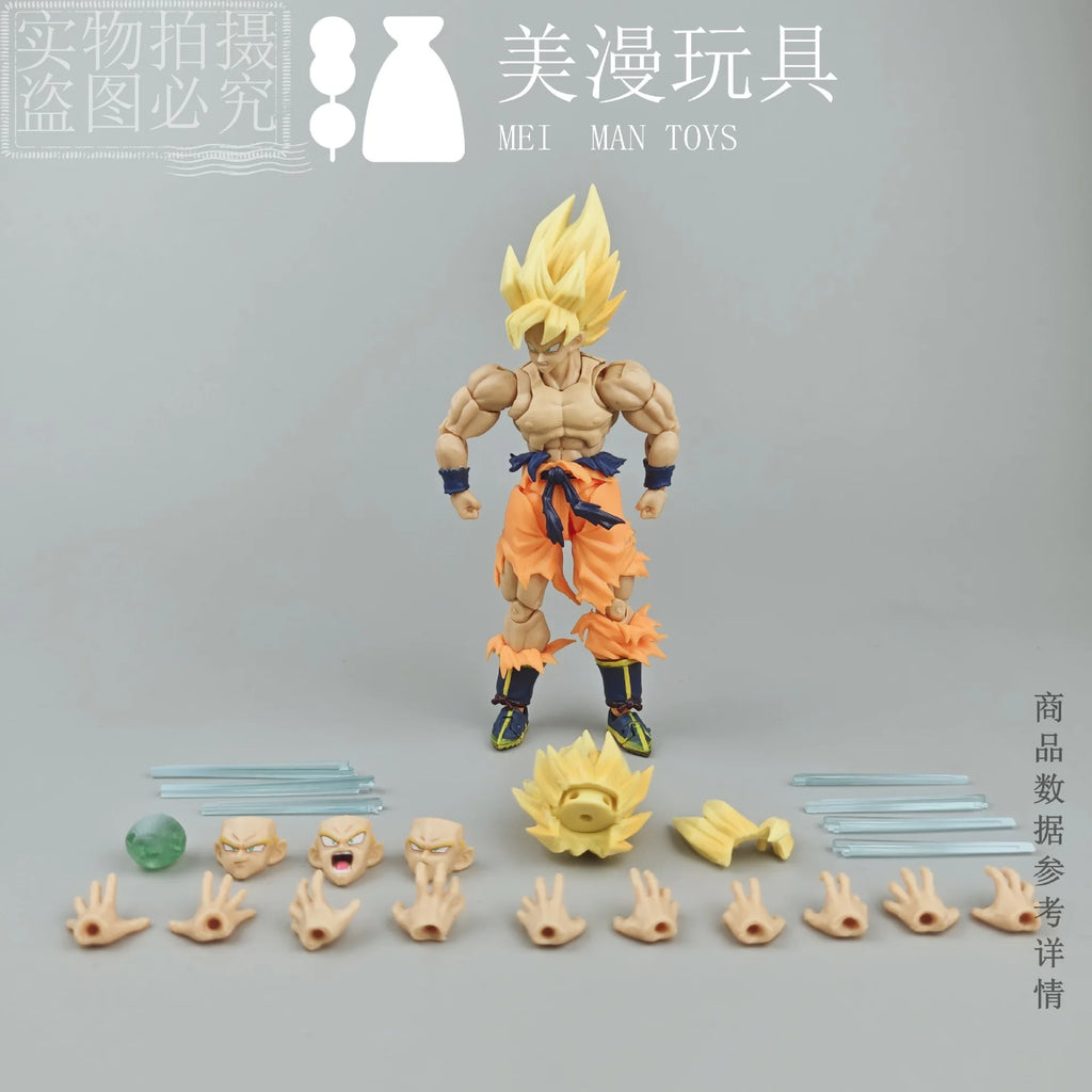 Dragon Ball Z Son Goku Super Saiyan War Damage Figure | Bandai Anime Action Figure HIP