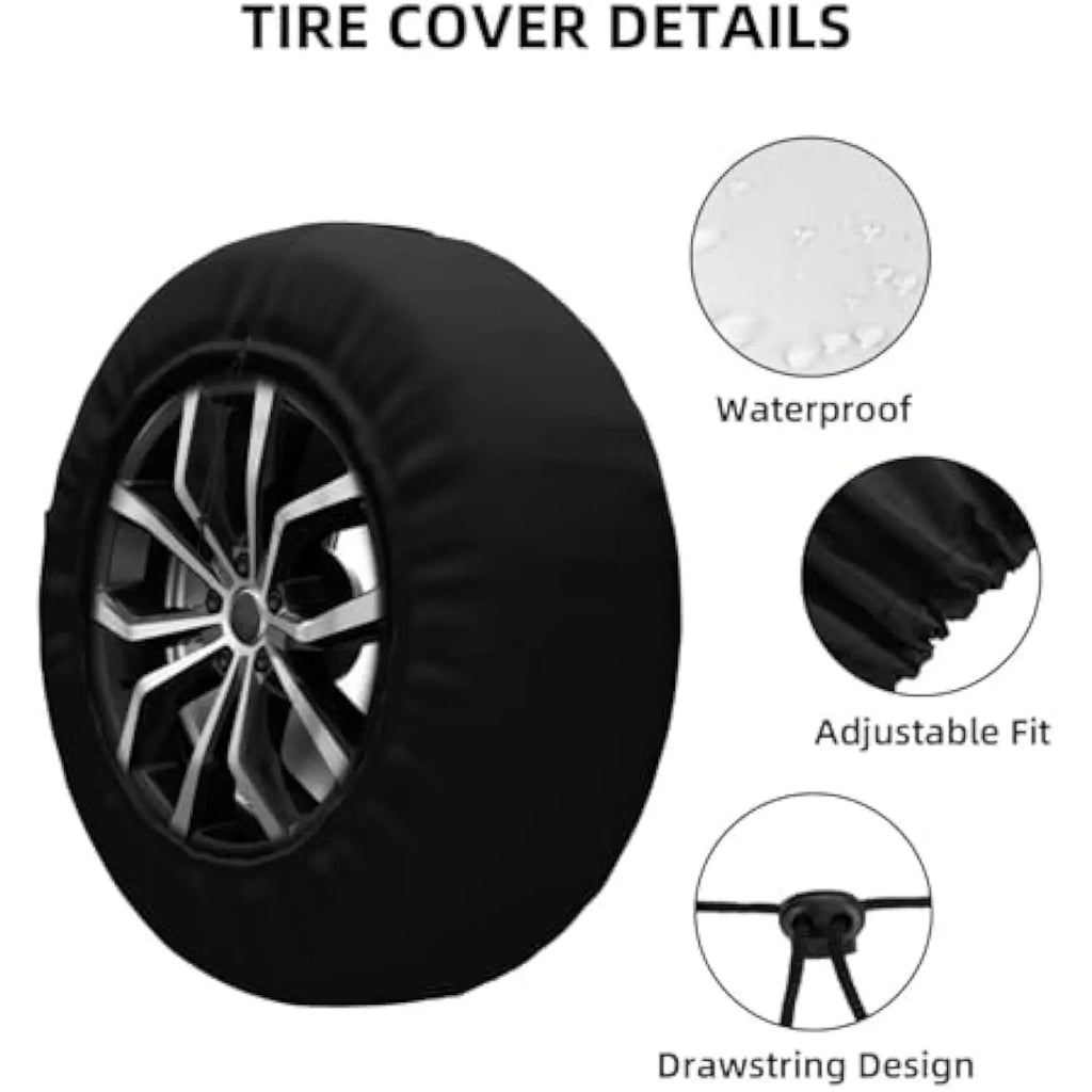 Compass Adventure Spare Tire Cover – Waterproof SUV Truck RV Spare Tire Cover HIP