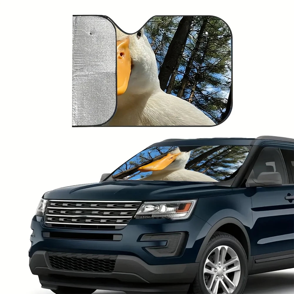 Duck-Themed Car Windshield Sun Shade Visor Cover Car Windshield Sun Shade HIP