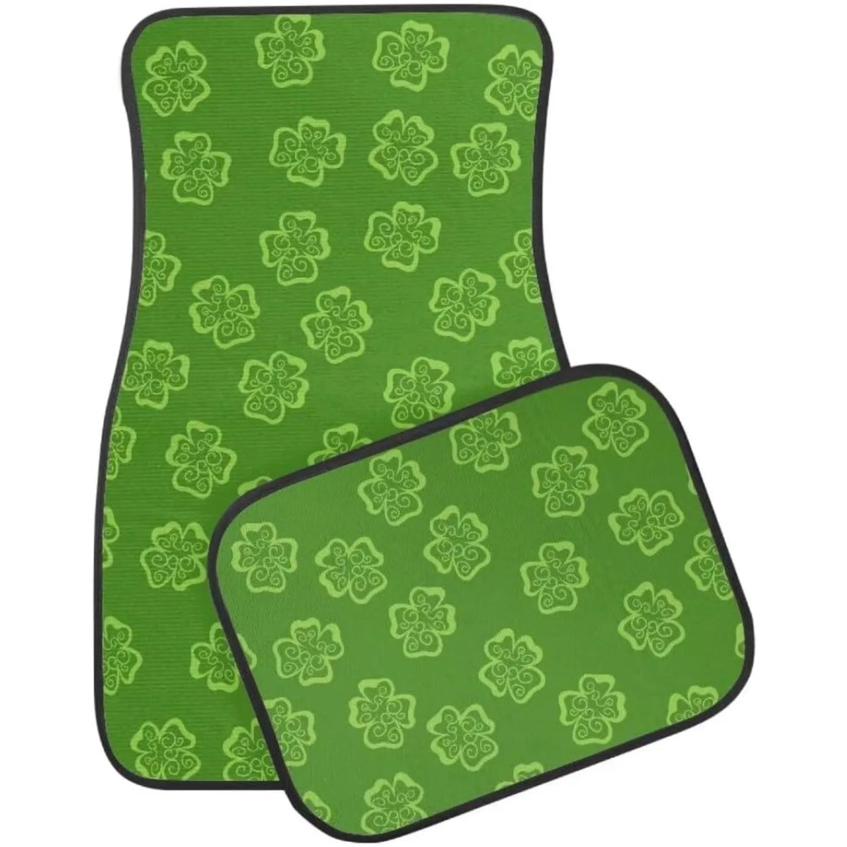 4-Pc Four Leaf Clover Car Floor Mats – All-Weather Non-Slip Set Car Floor Mat Set HIP