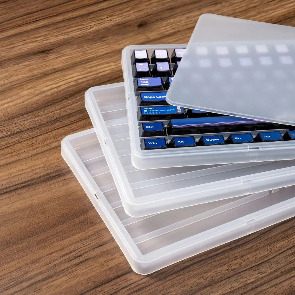Stackable Keycap Storage Case – 3-Layer Dustproof, 145 Keys Keycap Storage Case HIP