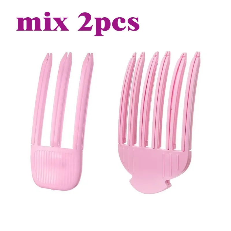 Heatless Hair Volume Clips – Root Lifting Styling Comb Hair Volume Clip HIP C687-Pink-mix 2pcs